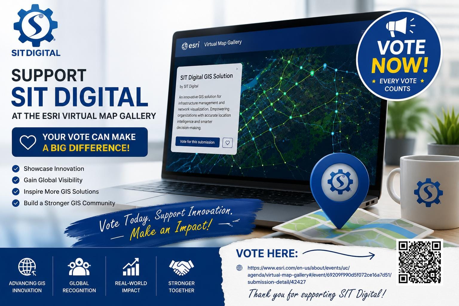 Support SIT Digital at the Esri Virtual Map Gallery – Your Vote Matters!